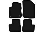 Tappetini In Velluto Per Peugeot 2008 I (2013-2019, Crossover) Neri, Set 4 Pz, Con Fissaggi