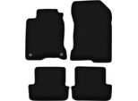 Tappetini In Velluto Per Renault Laguna Iii (2007-2015, Coupé) Neri, Set 4 Pz, Con Fissaggi