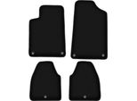 Tappetini In Velluto Per Citroen C6 (2005-2012, Berlina) Neri, Set 4 Pz, Con Fissaggi