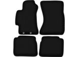 Tappetini In Velluto Per Subaru Impreza Iii Gh (2007-2013, Hatchback, Station Wagon, Wrx) Neri, Set 4 Pz, Con Fissaggi
