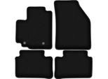 Tappetini In Velluto Per Opel Agila B (2008-2014, Hatchback) Neri, Set 4 Pz, Con Fissaggi