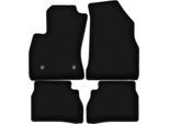 Tappetini In Velluto Per Opel Combo D (2011-2018, 0) Neri, Set 4 Pz, Con Fissaggi