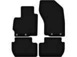 Tappetini In Velluto Per Citroen C-Crosser (2007-2012, Crossover) Neri, Set 4 Pz, Con Fissaggi