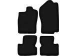 Tappetini In Velluto Per Opel Calibra (1989-1997, Coupé) Neri, Set 4 Pz, Con Fissaggi