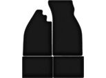 Tappetini In Velluto Per Volkswagen Garbus (1938-2003, 0) Neri, Set 4 Pz, Con Fissaggi