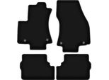 Tappetini In Velluto Per Opel Zafira A (1999-2005, Minivan) Neri, Set 4 Pz, Con Fissaggi