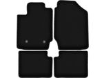 Tappetini In Velluto Per Toyota Matrix (2002-2010, Hatchback) Neri, Set 4 Pz, Con Fissaggi