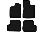 Tappetini In Velluto Per Renault Twingo I (1993-2006, Hatchback) Neri, Set 4 Pz, Con Fissaggi