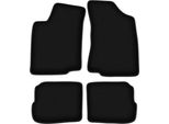 Tappetini In Velluto Per Volkswagen Passat B4 (1993-1997, Station Wagon, Berlina) Neri, Set 4 Pz, Con Fissaggi