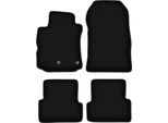 Tappetini In Velluto Per Renault Modus (2004-2012, Minivan) Neri, Set 4 Pz, Con Fissaggi