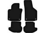 Tappetini In Velluto Per Volkswagen Eos (2005-2015, Cabriolet) Neri, Set 4 Pz, Con Fissaggi