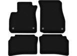Tappetini In Velluto Per Opel Insignia B (2017-, Liftback, Berlina, Station Wagon, Sports Tourer) Neri, Set 4 Pz, Con Fissaggi