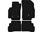Tappetini In Velluto Per Opel Karl (2015-, Hatchback) Neri, Set 4 Pz, Con Fissaggi
