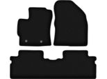 Tappetini In Velluto Per Toyota Verso Fl (2013-2019, Minivan) Neri, Set 3 Pz, Con Fissaggi