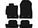 Tappetini In Velluto Per Toyota GT86 (2011-, Coupé) Neri, Set 4 Pz, Con Fissaggi