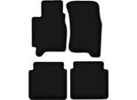 Tappetini In Velluto Per Subaru Outback Ii (1999-2004, Station Wagon, Berlina) Neri, Set 4 Pz, Con Fissaggi
