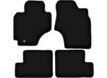 Tappetini In Velluto Per Toyota RAV4 Ii (2000-2003, Suv 5 Porte) Neri, Set 4 Pz, Con Fissaggi