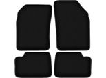 Tappetini In Velluto Per Nissan Micra K11 (1992-2003, Hatchback) Neri, Set 4 Pz, Con Fissaggi