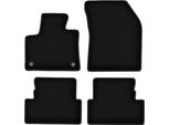 Tappetini In Velluto Per Peugeot 3008 Ii (2016-, Crossover) Neri, Set 4 Pz, Con Fissaggi
