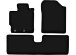 Tappetini In Velluto Per Toyota Yaris Iii (2011-2019, Benzina) Neri, Set 3 Pz, Con Fissaggi