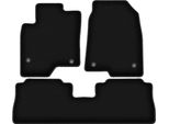 Tappetini In Velluto Per Opel Antara (2006-2017, Suv) Neri, Set 3 Pz, Con Fissaggi