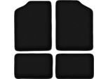 Tappetini In Velluto Per Renault 5 Ii (1986-1993, Hatchback) Neri, Set 4 Pz, Con Fissaggi