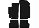 Tappetini In Velluto Per Peugeot 406 (1995-2004, Coupé) Neri, Set 4 Pz, Con Fissaggi