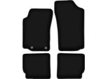 Tappetini In Velluto Per Peugeot 306 (1993-2001, Cabriolet) Neri, Set 4 Pz, Con Fissaggi