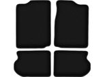 Tappetini In Velluto Per Suzuki Vitara I (1988-1997, Fuoristrada) Neri, Set 4 Pz, Con Fissaggi