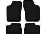 Tappetini In Velluto Per Opel Kadett E (1984-1991, Hatchback, Station Wagon, Berlina, Cabrio) Neri, Set 4 Pz, Con Fissaggi