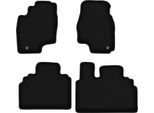 Tappetini In Velluto Per Toyota Previa Ii (2000-2005, Minivan) Neri, Set 4 Pz, Con Fissaggi