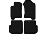 Tappetini In Velluto Per Subaru Forester I (1997-2002, Crossover) Neri, Set 4 Pz, Con Fissaggi
