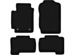 Tappetini In Velluto Per Suzuki Grand Vitara Ii (2005-2014, 5 Porte) Neri, Set 4 Pz, Con Fissaggi