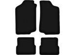 Tappetini In Velluto Per Volkswagen Golf Ii (1983-1992, Hatchback) Neri, Set 4 Pz, Con Fissaggi