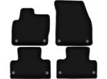 Tappetini In Velluto Per Range Rover Evoque (2011-2018, Suv) Neri, Set 4 Pz, Con Fissaggi