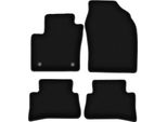 Tappetini In Velluto Per Toyota C-HR Hybrid (2016-, Crossover) Neri, Set 4 Pz, Con Fissaggi
