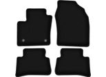 Tappetini In Velluto Per Toyota C-HR (2016-, Crossover) Neri, Set 4 Pz, Con Fissaggi