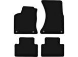 Tappetini In Velluto Per Porsche Macan (2013-, Suv) Neri, Set 4 Pz, Con Fissaggi
