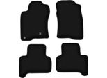 Tappetini In Velluto Per Toyota Land Cruiser J120 (2002-2009, 5 Porte) Neri, Set 4 Pz, Con Fissaggi