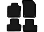 Tappetini In Velluto Per Volvo XC60 Ii (2017-, Suv) Neri, Set 4 Pz, Con Fissaggi