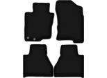Tappetini In Velluto Per Toyota Hilux Viii (2015-, Pickup) Neri, Set 4 Pz, Con Fissaggi