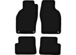 Tappetini In Velluto Per Saab 9-3 I (1998-2003, Cabriolet) Neri, Set 4 Pz, Con Fissaggi