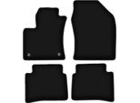 Tappetini In Velluto Per Toyota Prius Iv (2017-, Hatchback) Neri, Set 4 Pz, Con Fissaggi