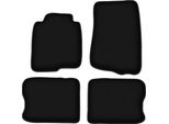 Tappetini In Velluto Per Volvo 240 / 260 (1974-1993, Station Wagon, Berlina) Neri, Set 4 Pz, Con Fissaggi