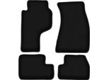Tappetini In Velluto Per Nissan 200SX (1988-2003, Coupé) Neri, Set 4 Pz, Con Fissaggi