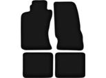 Tappetini In Velluto Per Toyota Celica Vi (1993-2000, Coupé) Neri, Set 4 Pz, Con Fissaggi
