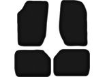 Tappetini In Velluto Per Saab 900 I (1978-1993, 0) Neri, Set 4 Pz, Con Fissaggi