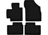 Tappetini In Velluto Per Suzuki Ignis Iii (2015-, Hatchback) Neri, Set 4 Pz, Con Fissaggi