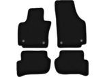 Tappetini In Velluto Per Seat Toledo Iii (2004-2012, Minivan) Neri, Set 4 Pz, Con Fissaggi