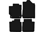 Tappetini In Velluto Per Toyota Camry Viii XV50 (2011-2018, Berlina) Neri, Set 4 Pz, Con Fissaggi